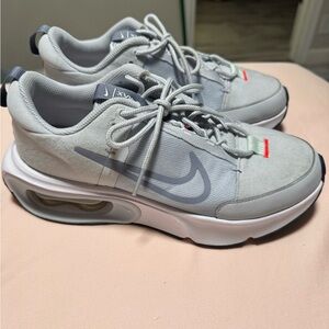 Nike Light Gray and White Athletic Shoes